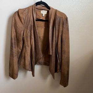 Soft leather jacket
